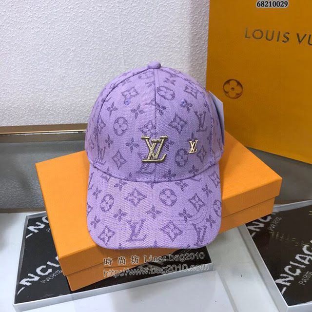 LV男女同款帽子 路易威登老花棒球帽  mm1024